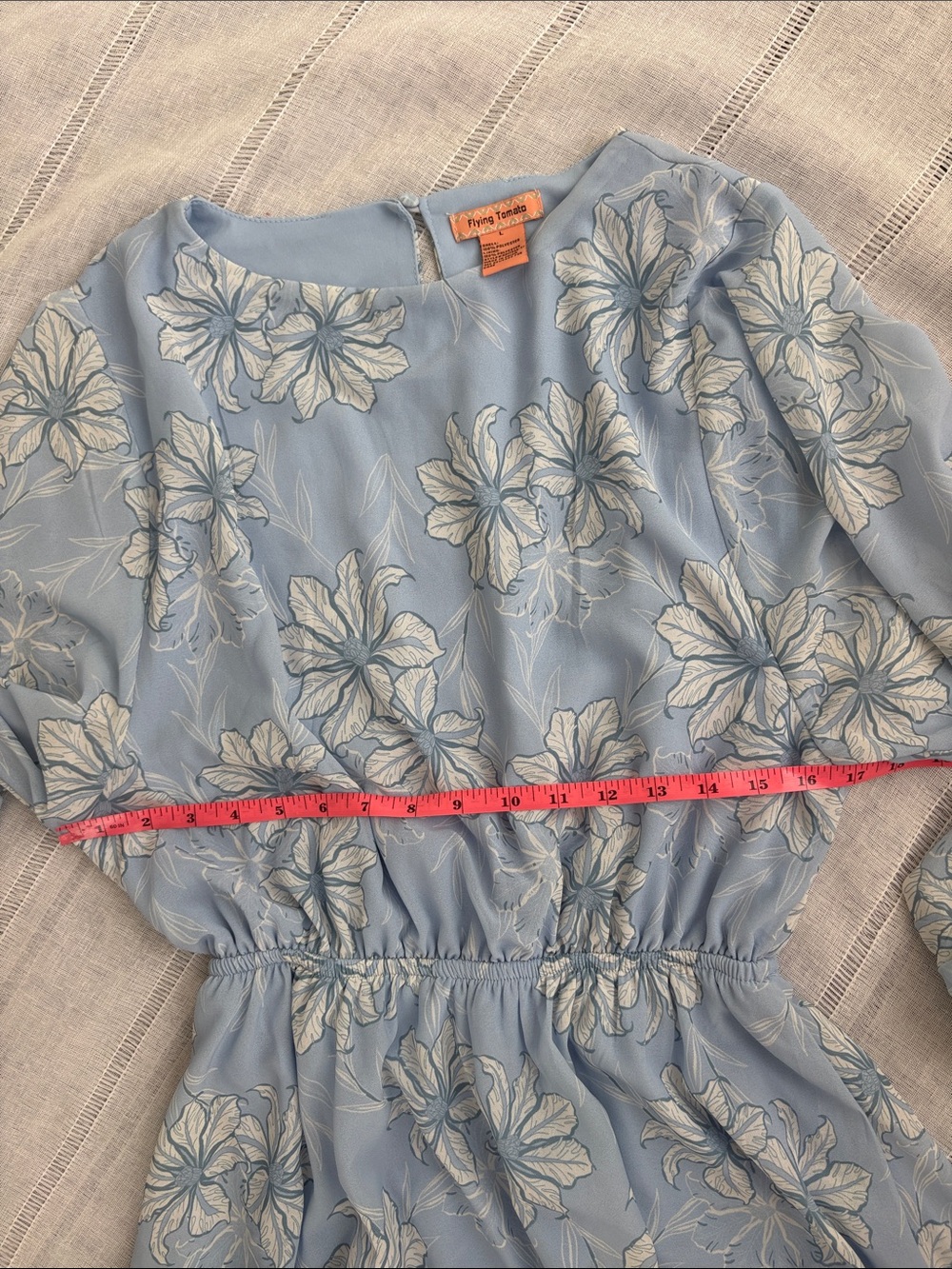 Flying Tomato Sky Boho Blue Floral Dress - Picture 11 of 13